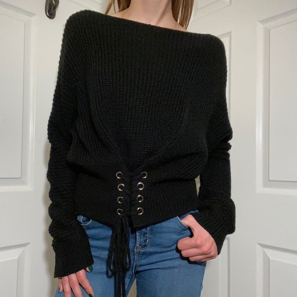 New W/O Tags Off the Shoulder Forever21 Sweater